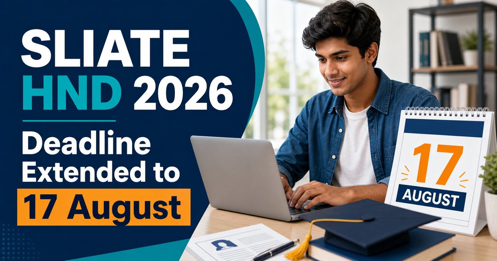 SLIATE HND 2026 application deadline extended to 17 August
