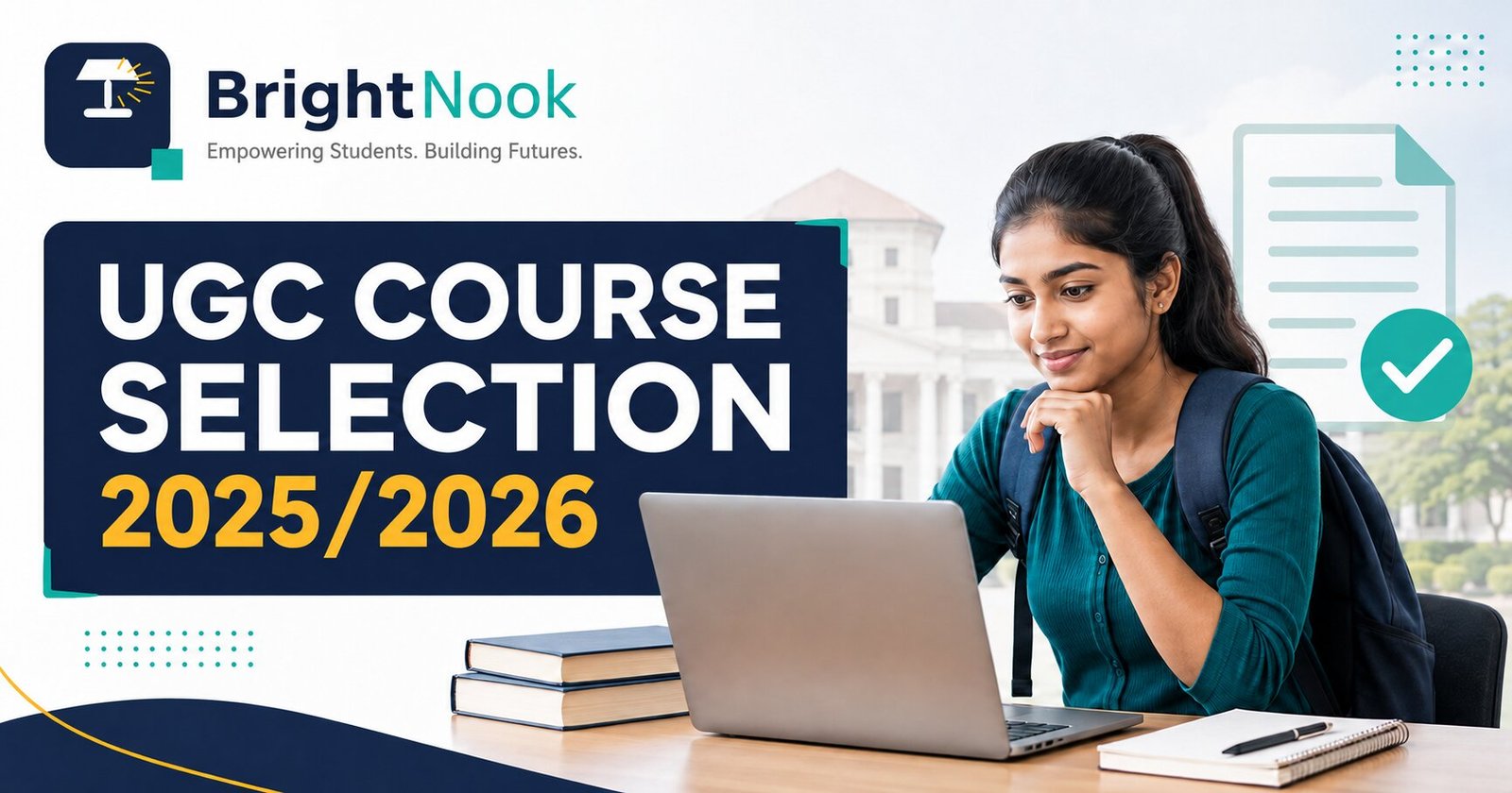 Sri Lankan student checking UGC university course selection for 2025/2026